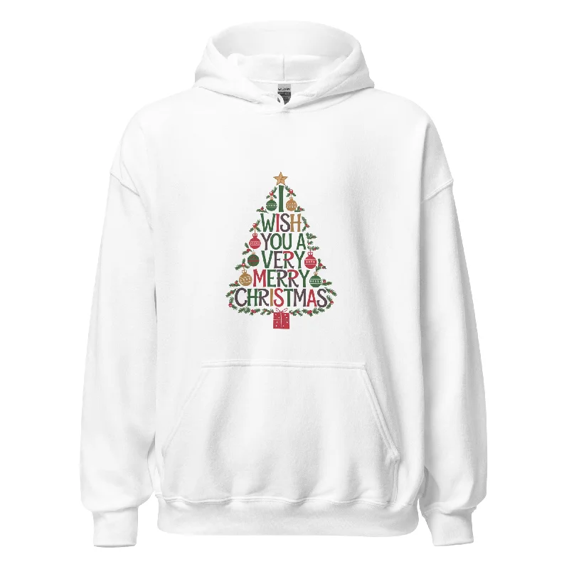 I Wish You Mery Christmas Unisex Hoodie