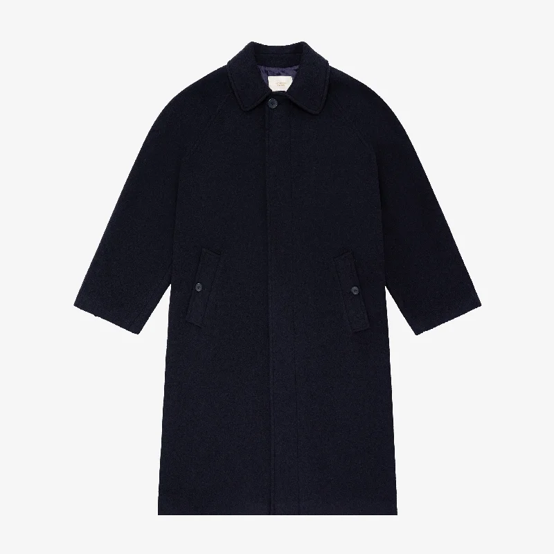 Single-Breasted Wool Topcoat