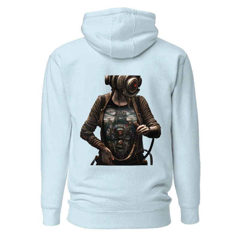 Cybernetics Head Unisex Premium Hoodie