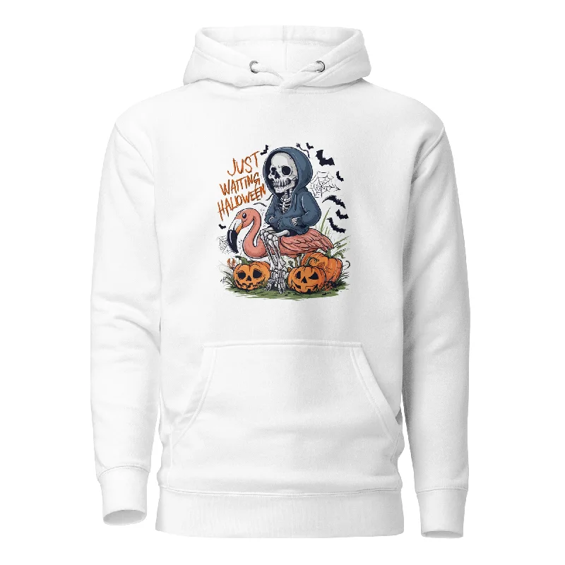 Just Waiting Halloween Unisex Premium Hoodie