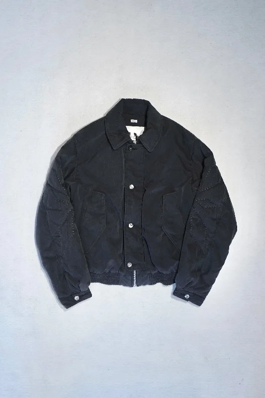 Fujimoto SP Padding Jacket "FLOWER" (Black)