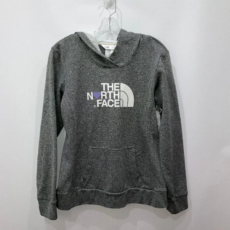 Sweatshirt Hoodie By The North Face In Grey, Size: M