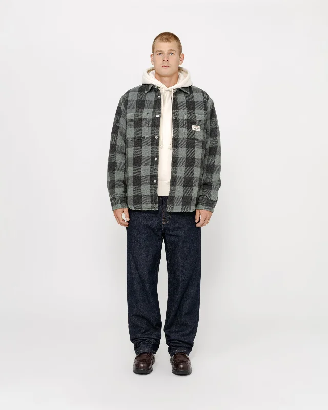 SHERPA LINED BUFFALO PLAID SHIRT