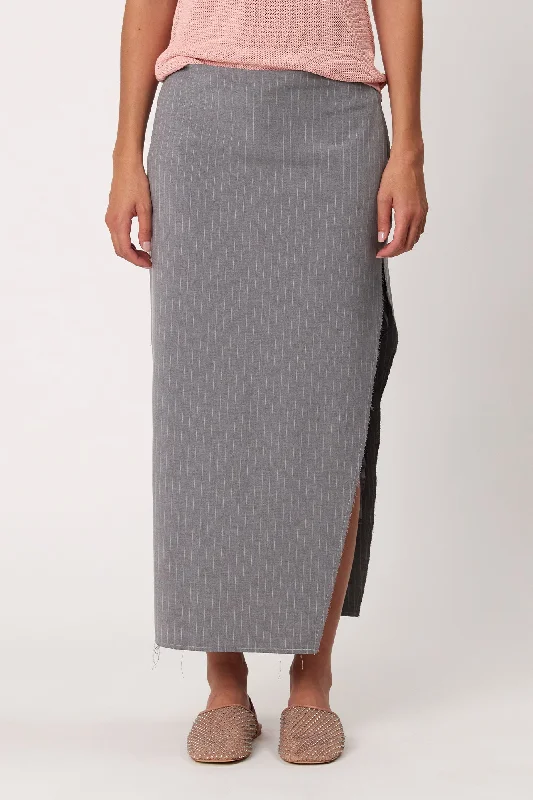 MIDTOWN SKIRT - SMOKE