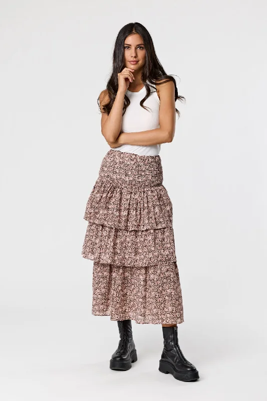 HANNAH SKIRT - NEAPOLITAN PRINT