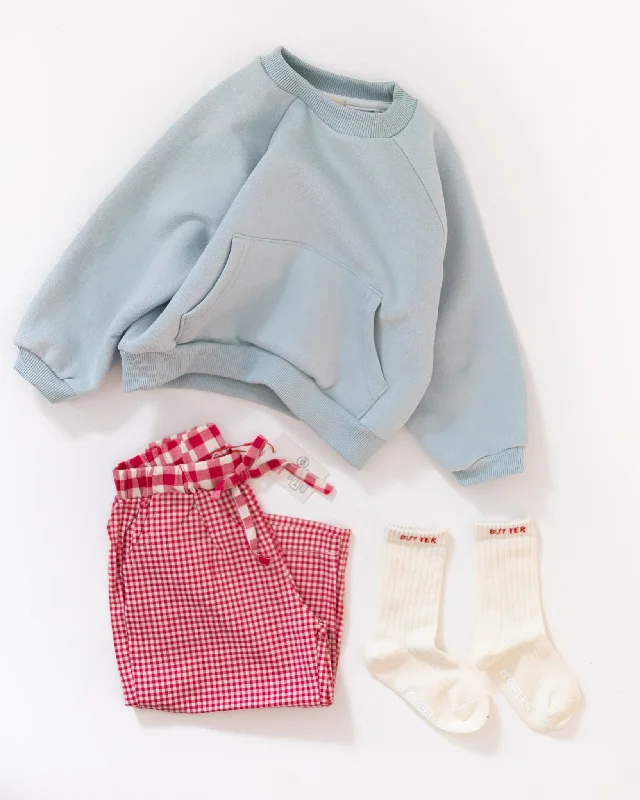 blue milk pullover