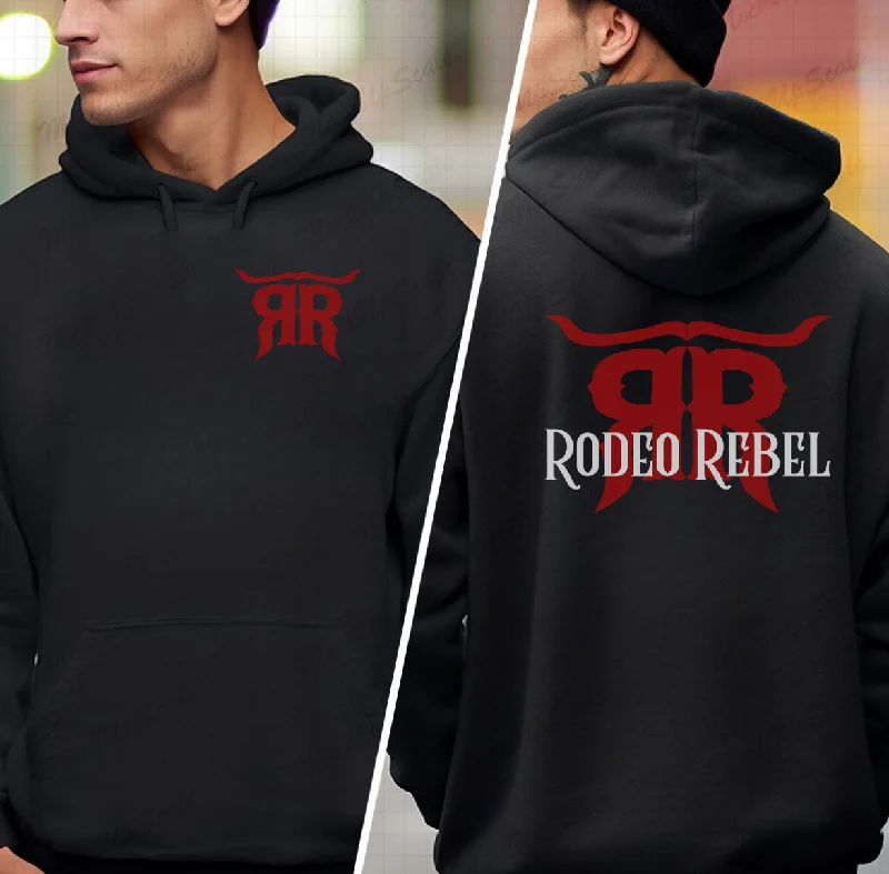 NEW Rodeo Rebel Cattle Brand Hoodie