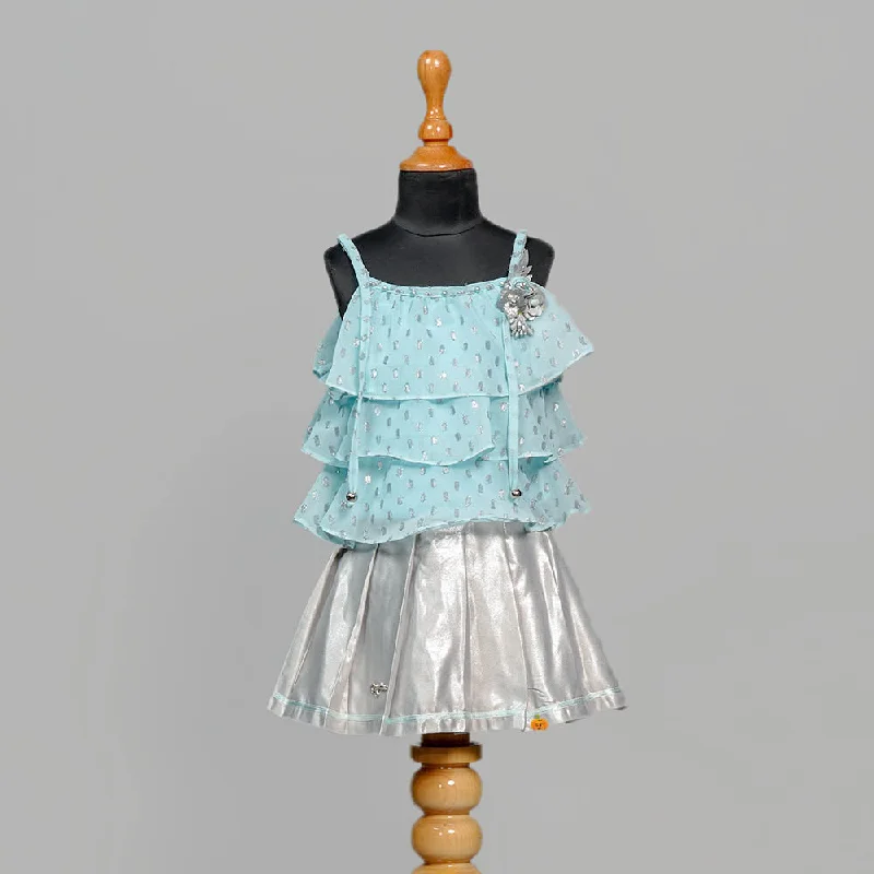 Pretty Skirt And Top For Kids