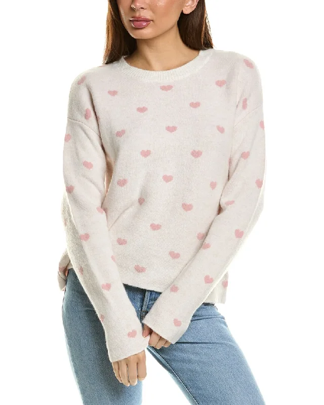 Splendid Lolly Hearts Wool-Blend Sweater