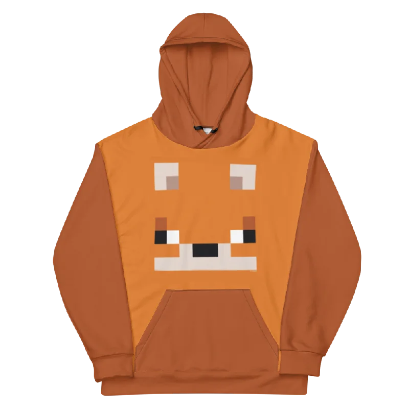 Minecraft Fox Adult Pullover Hoodie