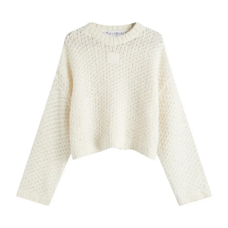 CROPPED OPEN STITCH JUMPER