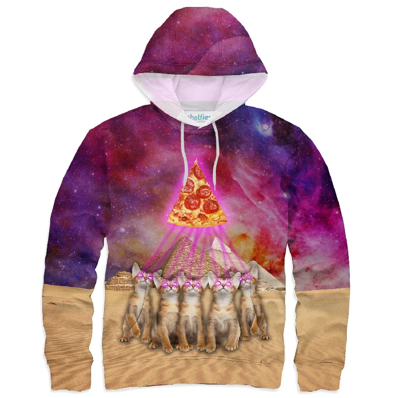 The Great Pyramid of Pizza Hoodie