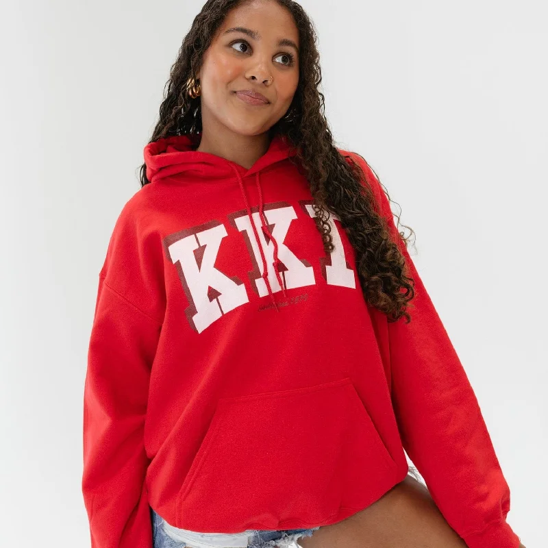 Red Greek Hoodie