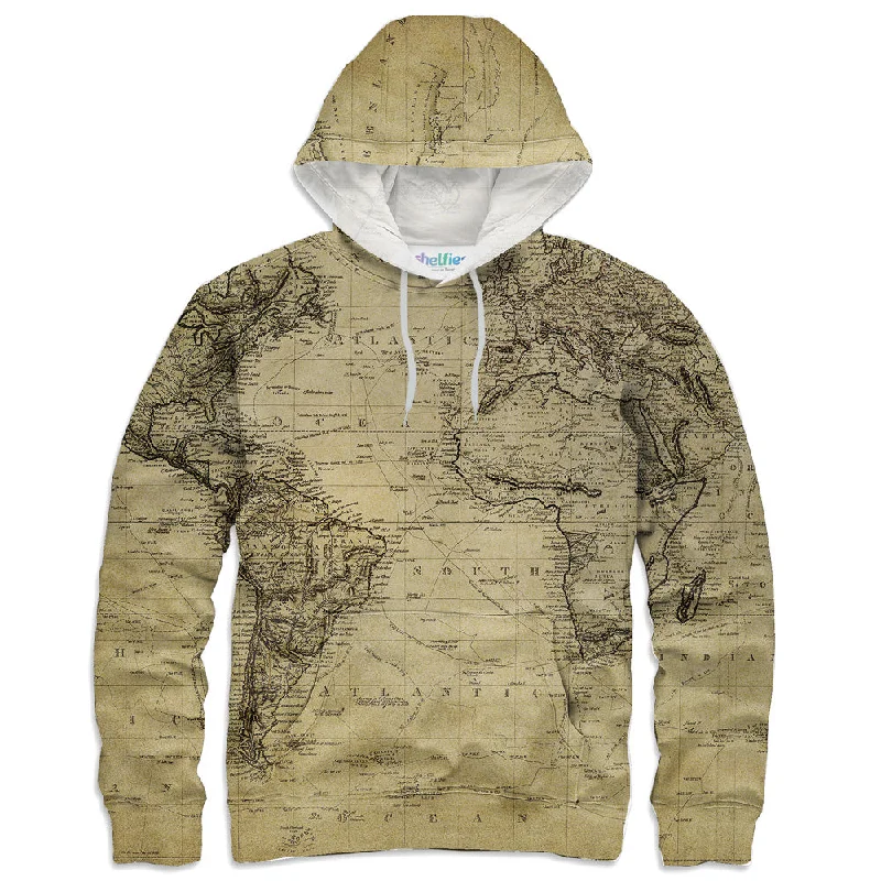 Vintage World Map Hoodie