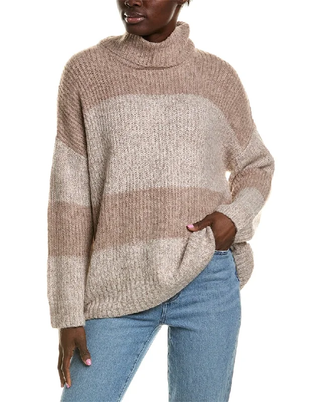 Joan Vass Cowl Neck Sweater