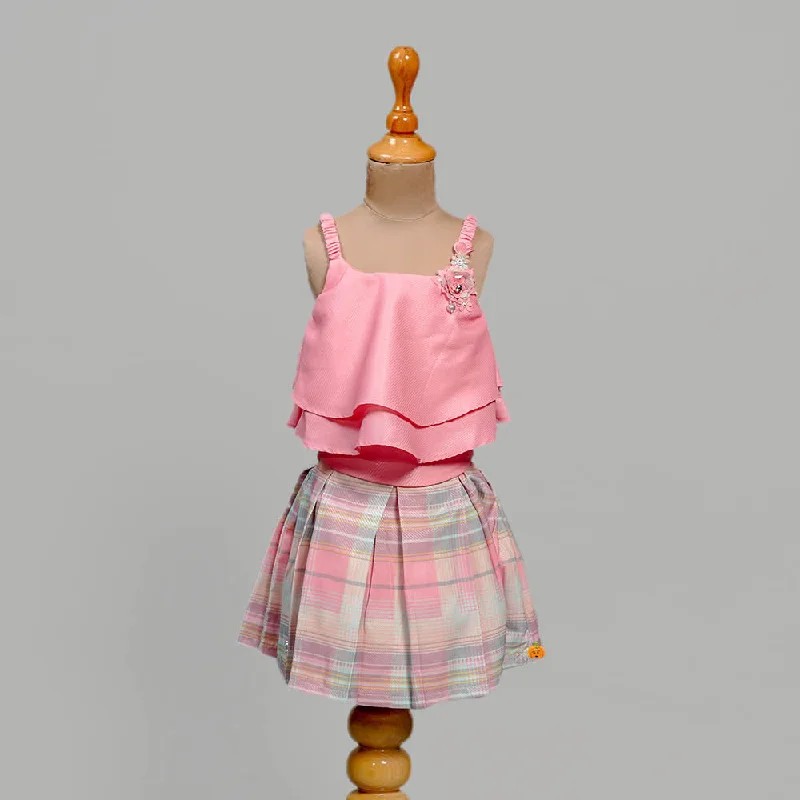 Beautiful Skirt And Top For Kids