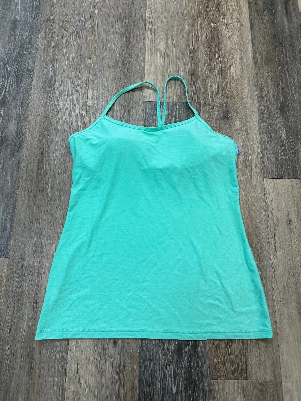 Athletic Tank Top By Lululemon In Green, Size: 12