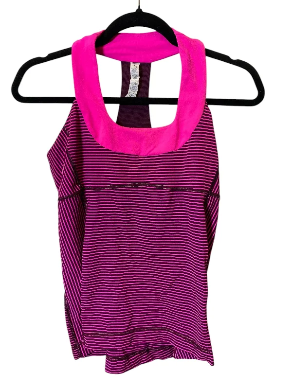 Athletic Tank Top By Lululemon In Pink, Size: M