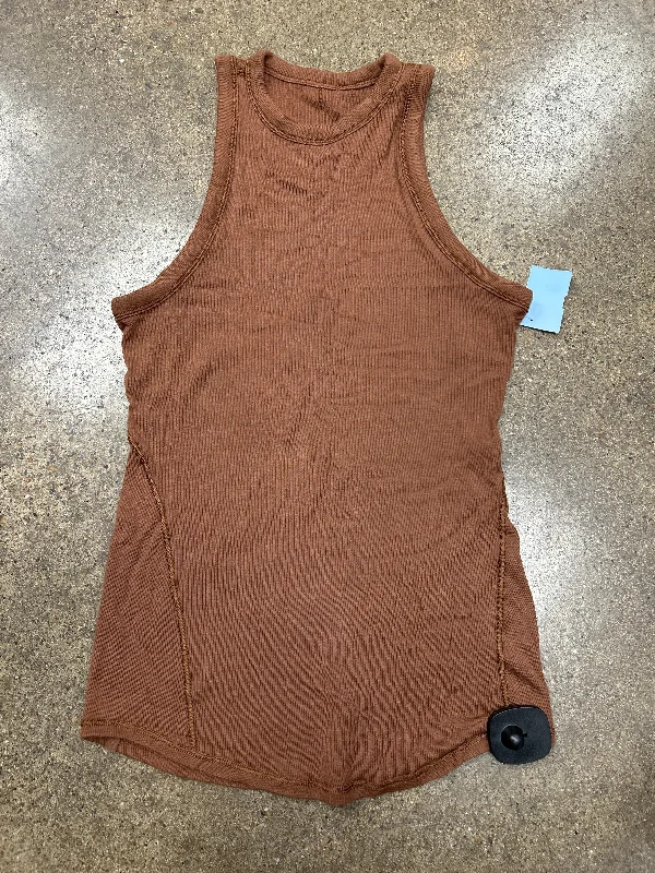 Athletic Tank Top By Lululemon In Brown, Size: 4