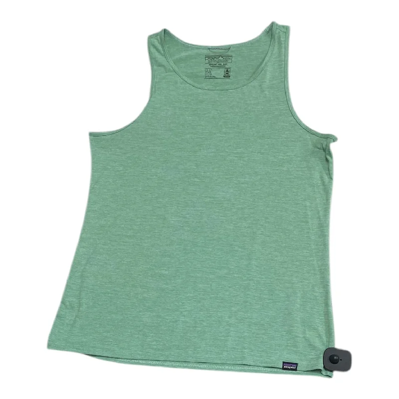 Athletic Tank Top By Patagonia In Green, Size:M