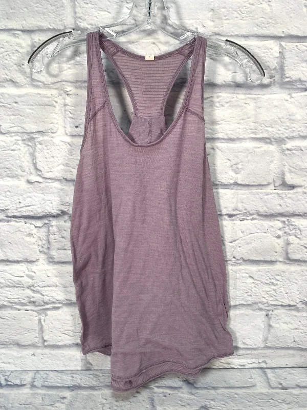 Athletic Tank Top By Lululemon In Purple, Size: S