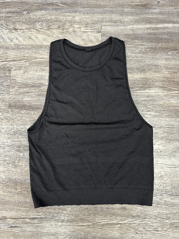 Athletic Tank Top By Lululemon In Black, Size: M