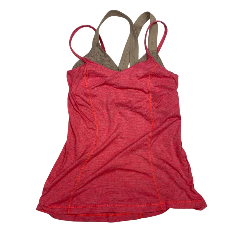 Athletic Tank Top By Lululemon In Pink, Size: S