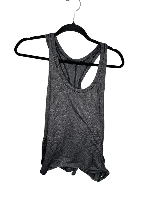 Athletic Tank Top By Lululemon In Grey, Size: M