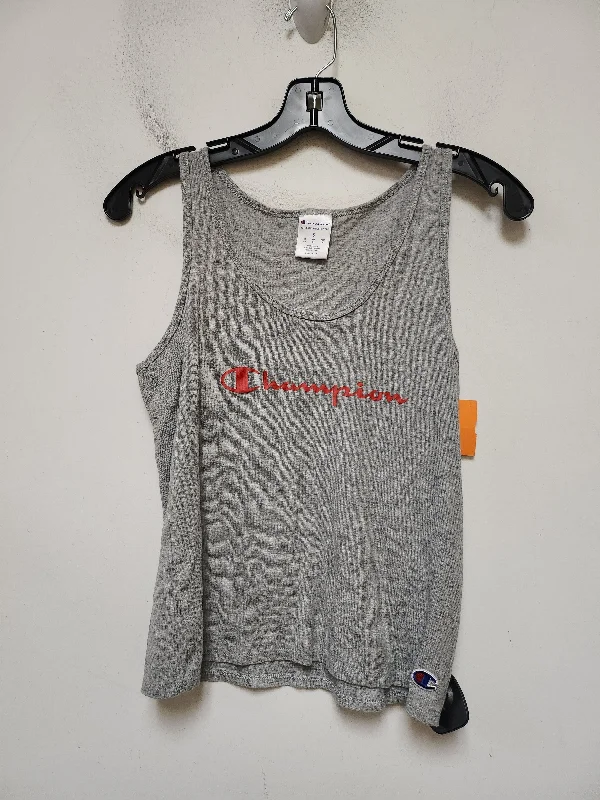 Athletic Tank Top By Champion In Grey, Size: S