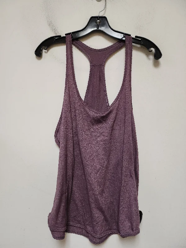 Athletic Tank Top By Lululemon In Purple, Size: M