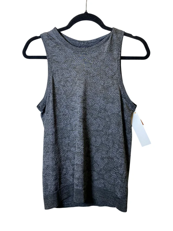 Athletic Tank Top By Lululemon In Grey, Size: M