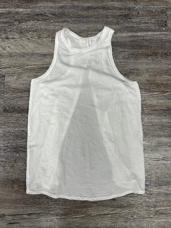 Athletic Tank Top By Lululemon In White, Size: 8