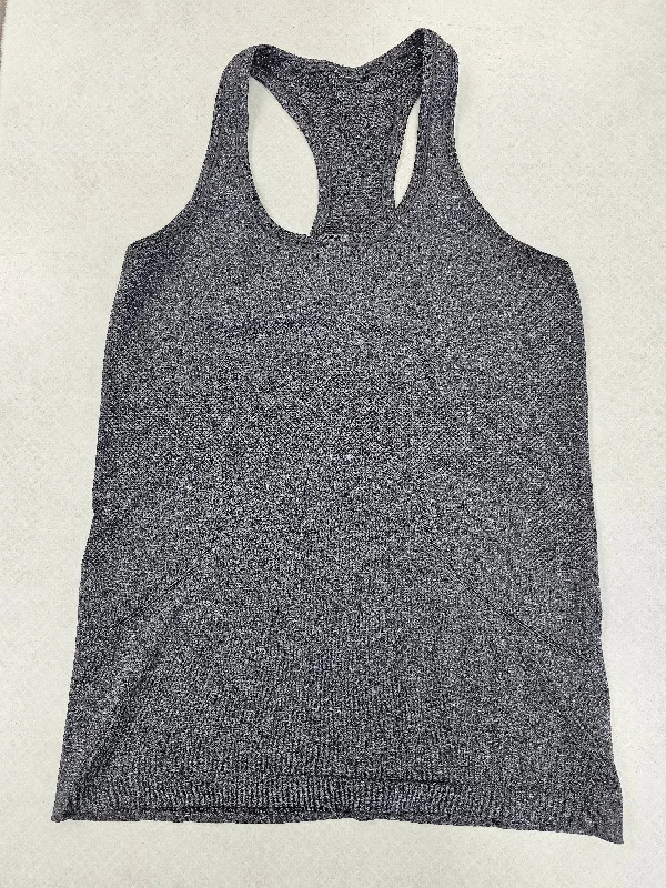 Athletic Tank Top By Lululemon In Grey, Size:8