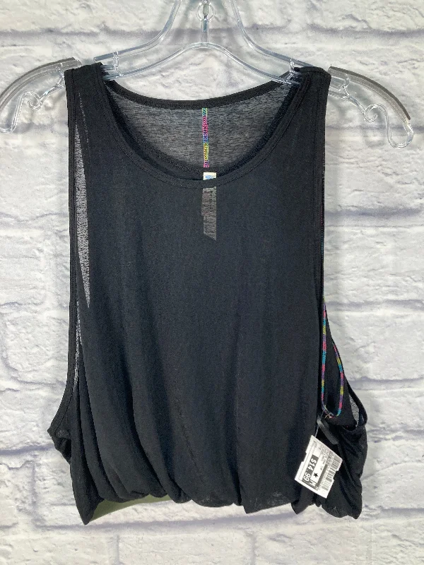 Athletic Tank Top By Free People In Black & Green, Size: M