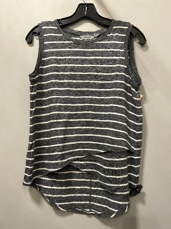 Athletic Tank Top By Athleta In Grey & White, Size: Xs