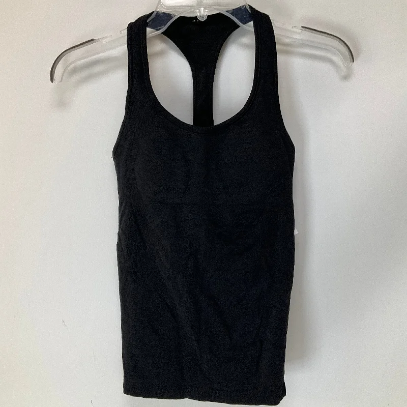 Athletic Tank Top By Lululemon In Black, Size: 4