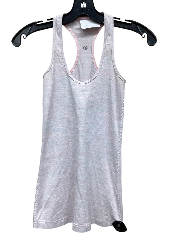 Athletic Tank Top By Lululemon In Pink