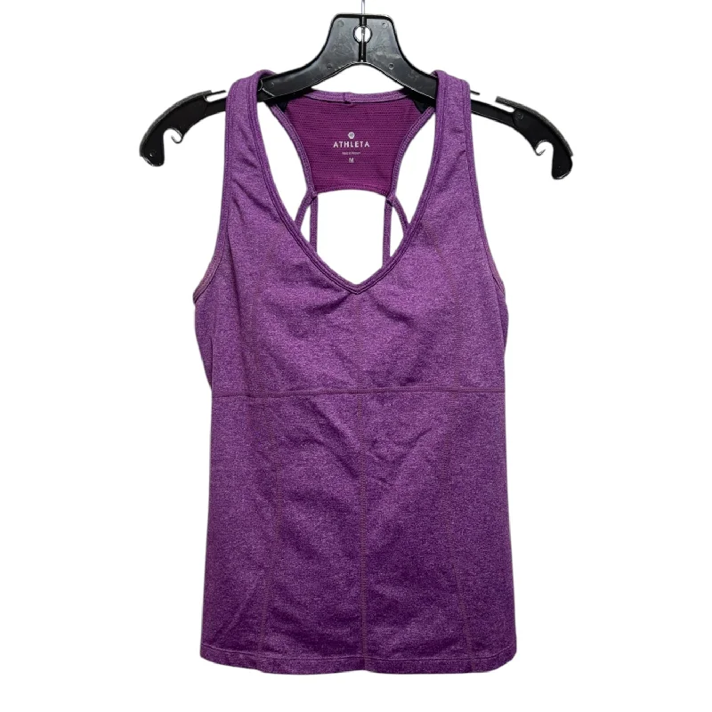 Athletic Tank Top By Athleta In Purple, Size: M