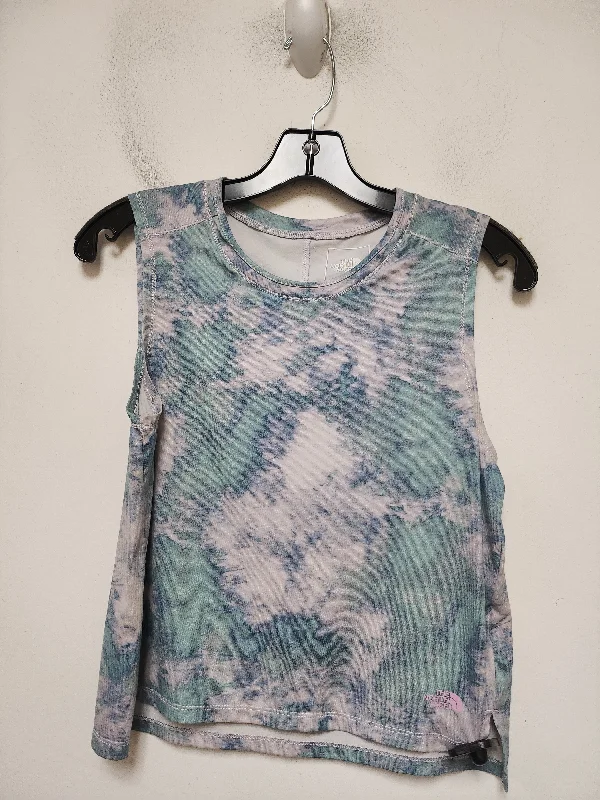 Athletic Tank Top By The North Face In Green & Grey, Size: S