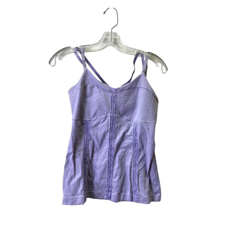 Athletic Tank Top By Lululemon In Purple, Size:S