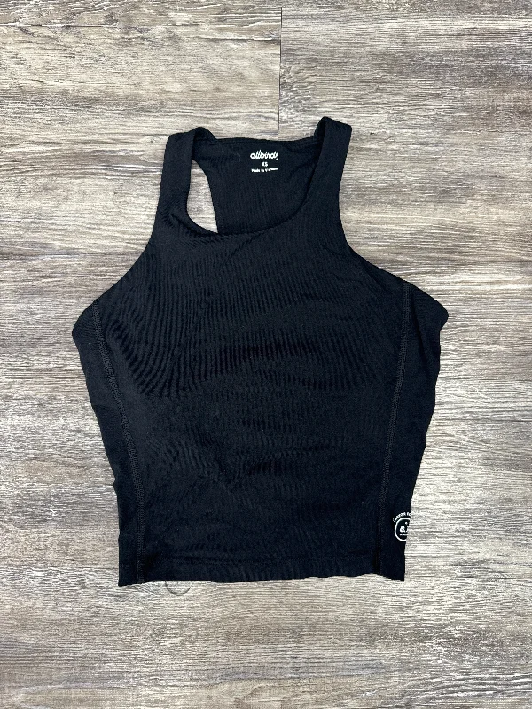 Athletic Tank Top By Allbirds In Black, Size: Xs