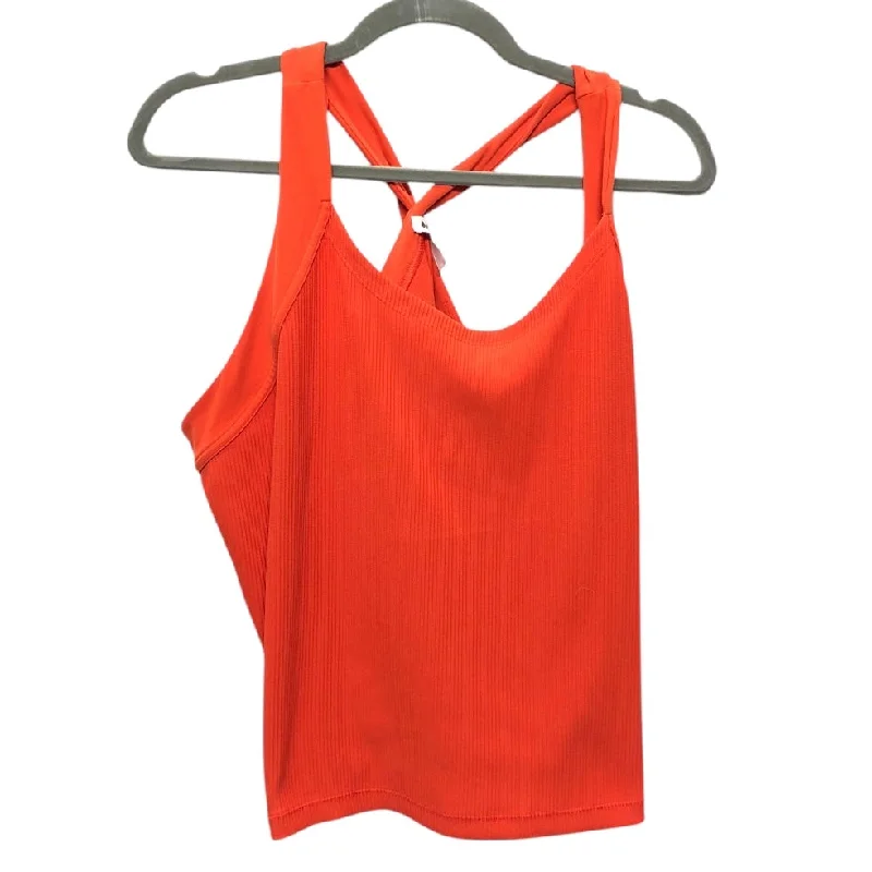 Athletic Tank Top By Athleta In Orange, Size:2X