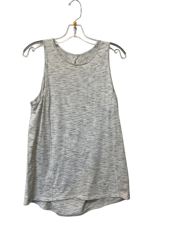 Athletic Tank Top By Lululemon In Grey, Size: L