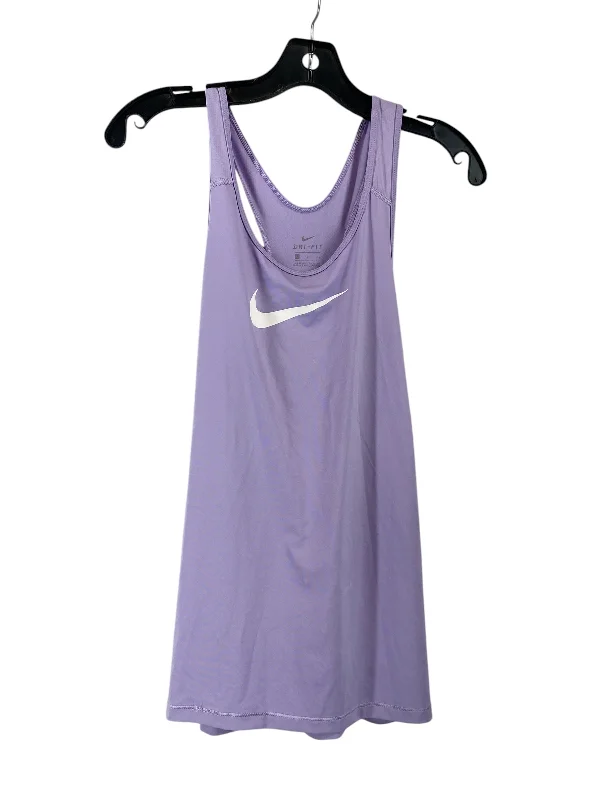 Athletic Tank Top By Nike In Purple, Size: L