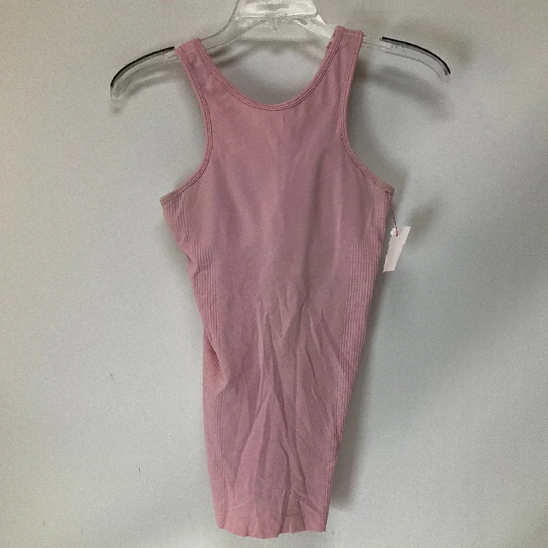 Athletic Tank Top By Lululemon In Pink, Size: 4