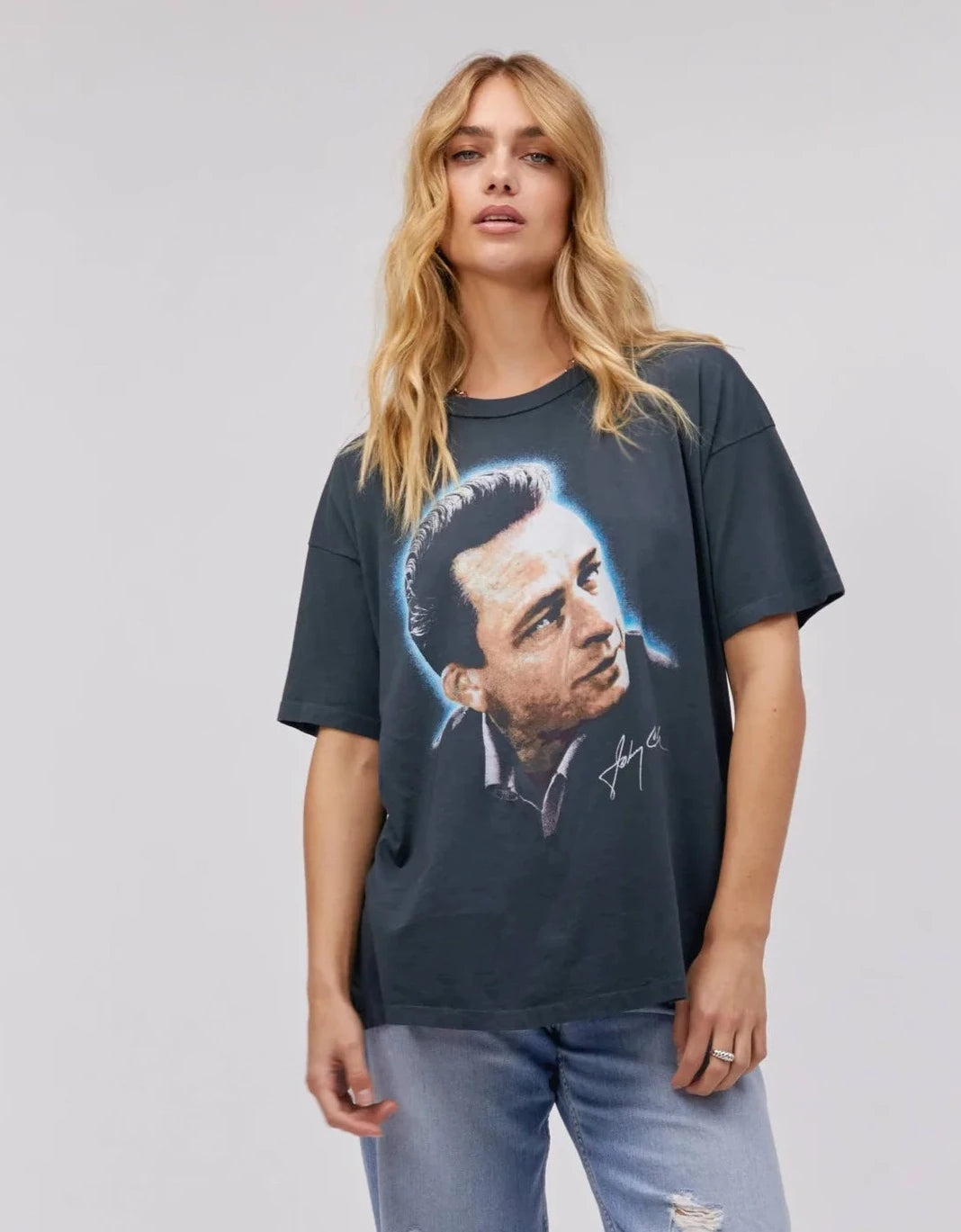 The Johnny Cash Portrait Merch Tee by Daydreamer