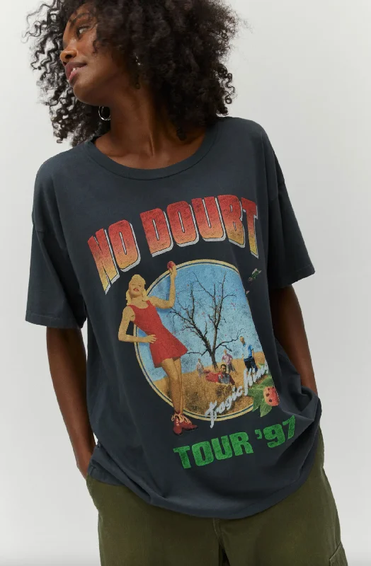 The No Doubt Tour '97 Merch Tee by Daydreamer - Vintage Black