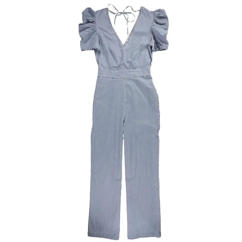 Bar Iii Womens Denim Jumpsuit