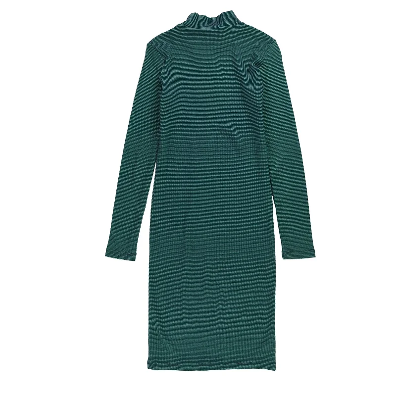 bar III Womens Pin Stripes Shift Dress, Green, XX-Small