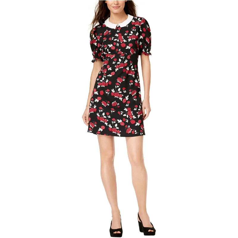 Maison Jules Womens Floral Shift Dress